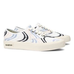 👣SeaVees Legend Sneaker Embroidered Pastel Wavy Cotton footwear